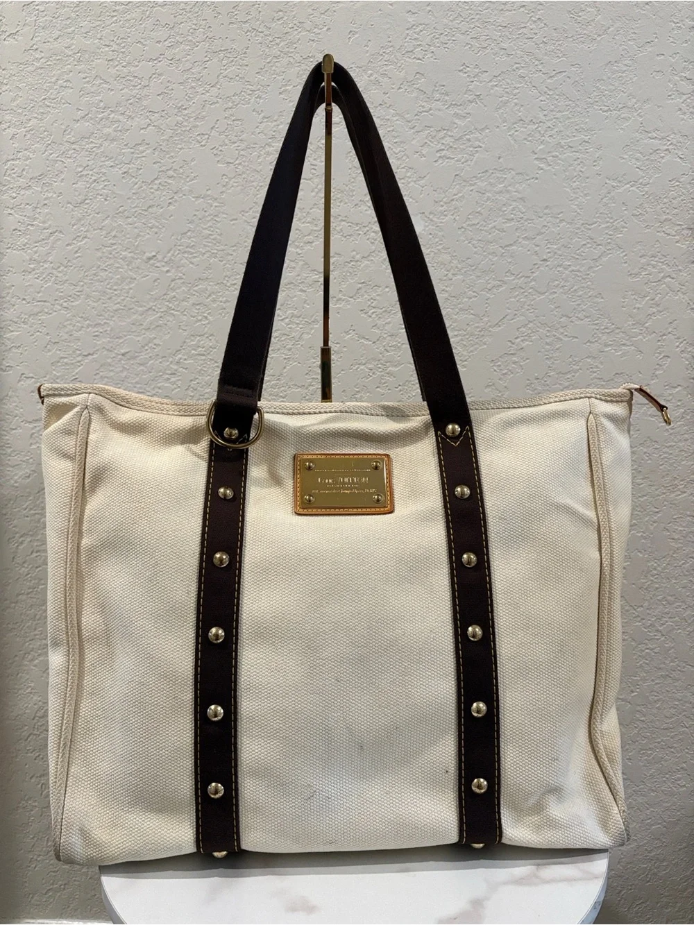 Louis Vuitton Antigua Cabas GM Zip Tote Bag